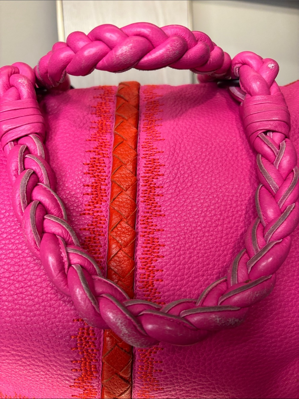 Bottega Veneta Intrecciato Cervo Deerskin Tote/Shoulder Bag w/COA~Final Price - Picture 11 of 16